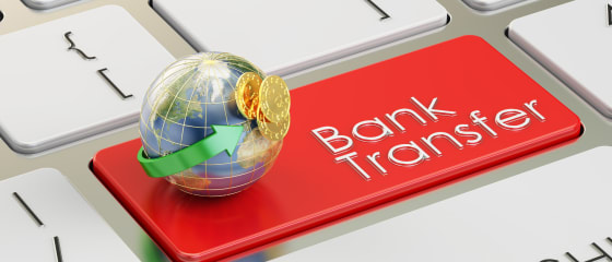 Bankovní převod pro vklady a výběry v online kasinu